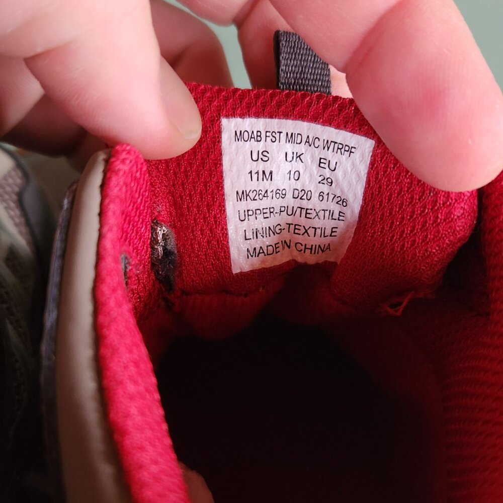Merrell Kids Boots - Gray and Red - Picture 4 of 5